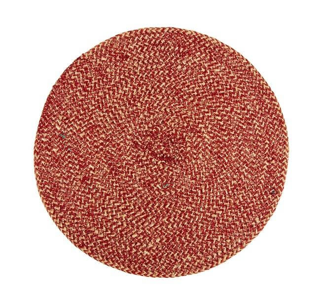 Jute Placemats - Guardsman Red