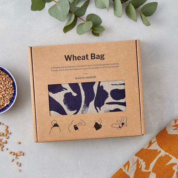 Wheat Bag Linen Navy