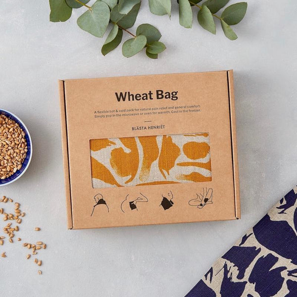 Wheat Bag Linen Yellow