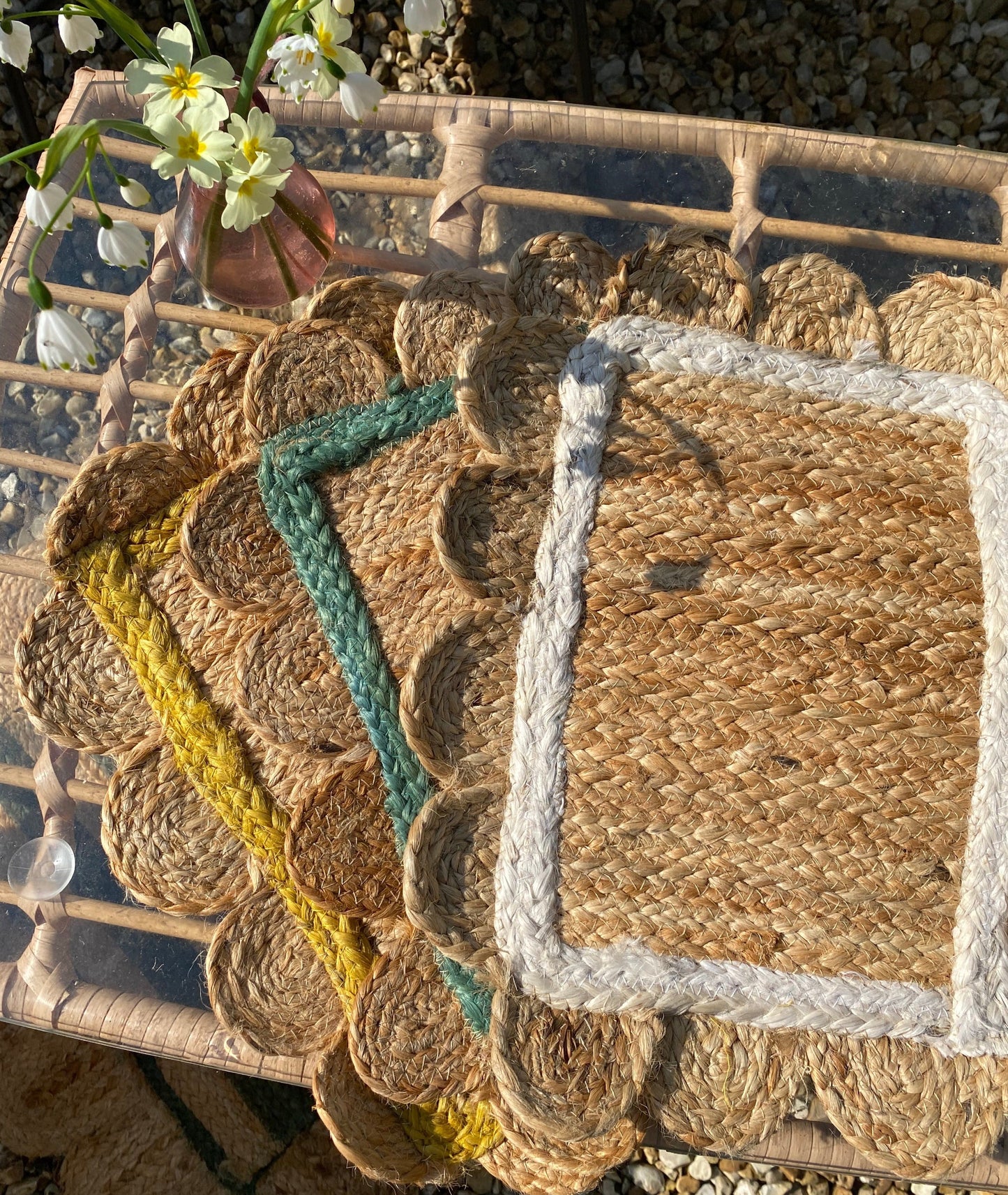 Ochre Jute Table Mat
