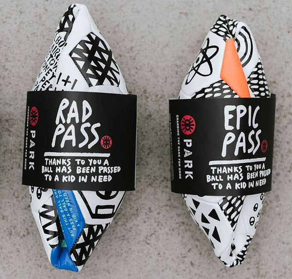 Pass A Ball Football - Neon Orange