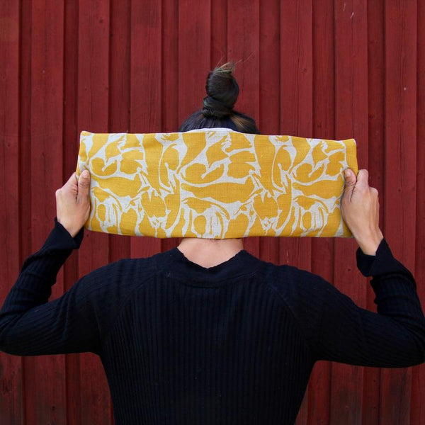 Wheat Bag Linen Yellow