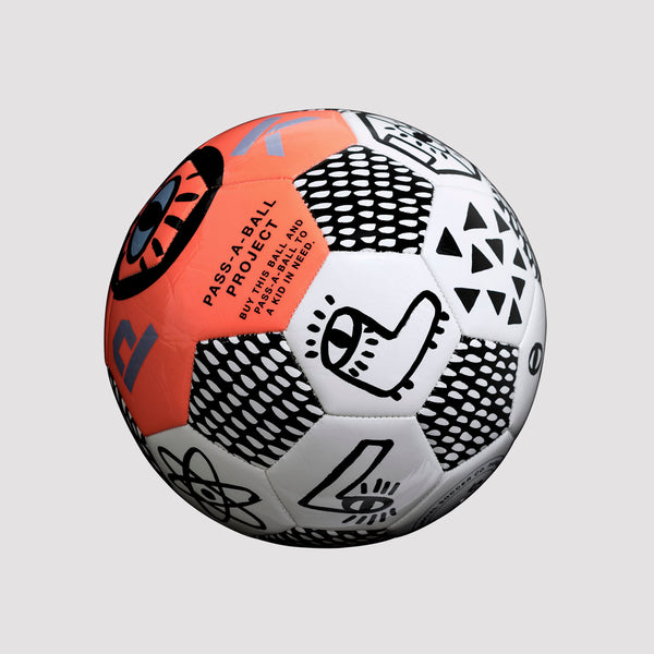 Pass A Ball Football - Neon Orange