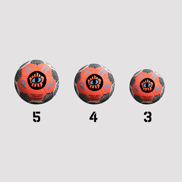 Pass A Ball Football - Neon Orange