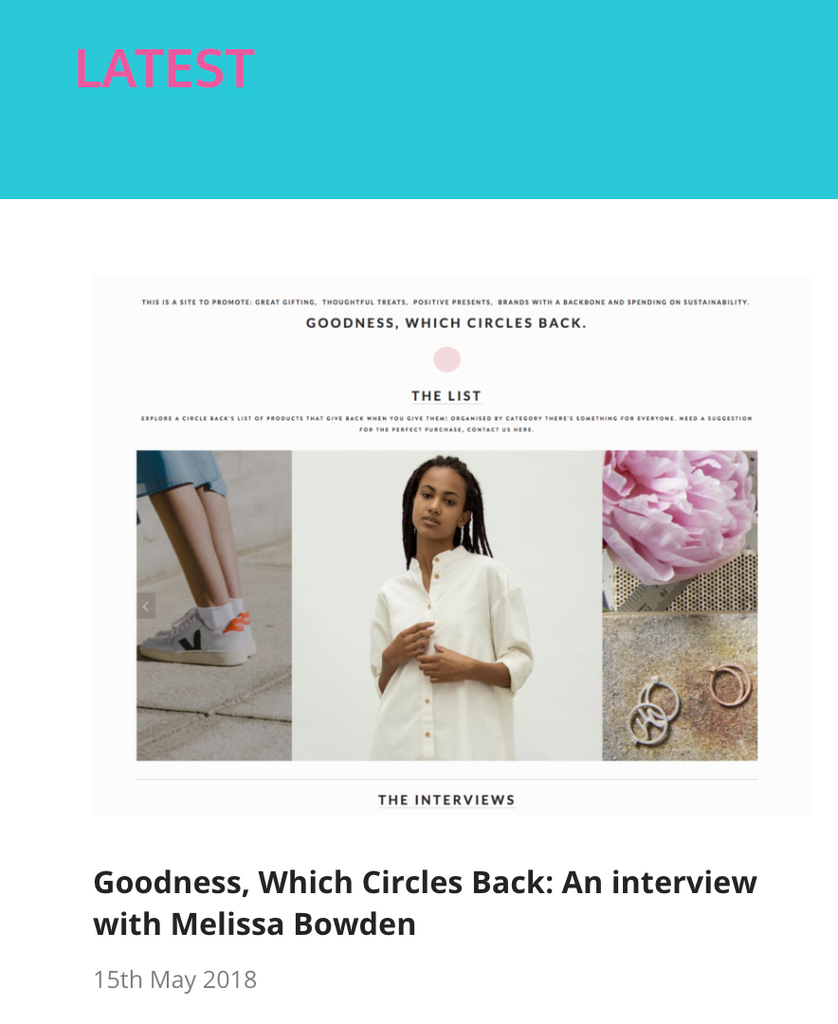 Goodness, Which Circles Back: An interview with Melissa Bowden - www.youareoxygen.com