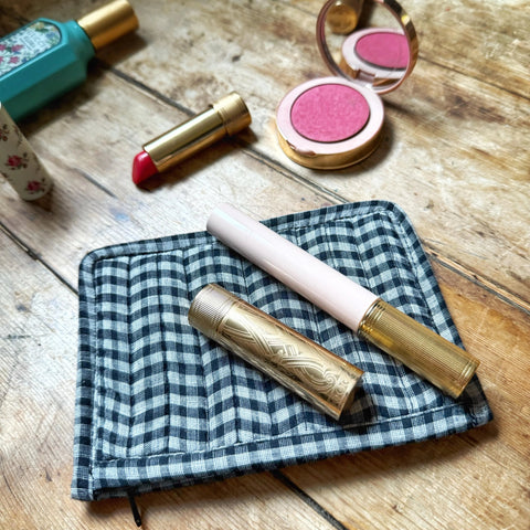 Handloom Gingham Coin Purse