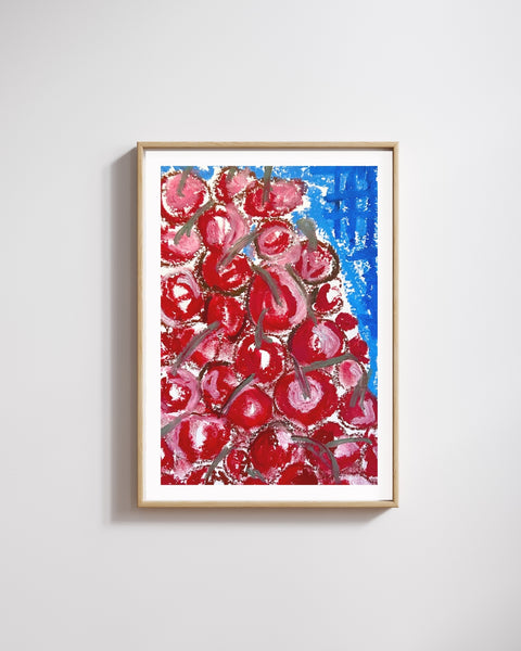 'Provence Cherries' Print