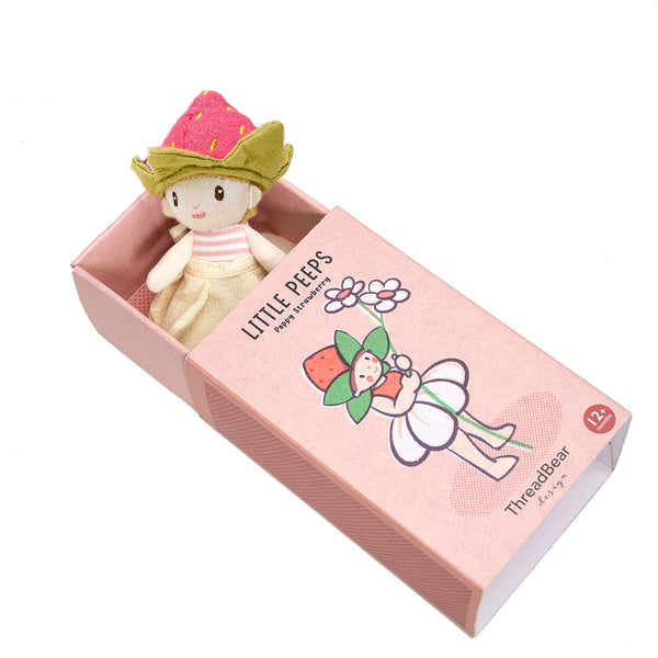 Little Peeps Poppy Strawberry Matchbox Doll