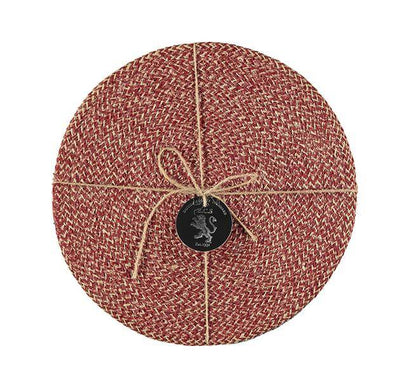 Jute Placemats - Guardsman Red