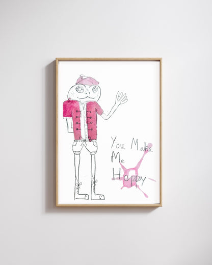'Fergus the Frog' Print
