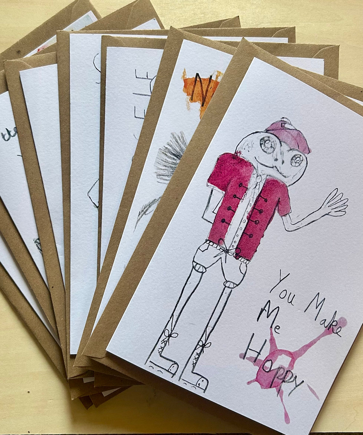 Set of 7 Cards by Cole