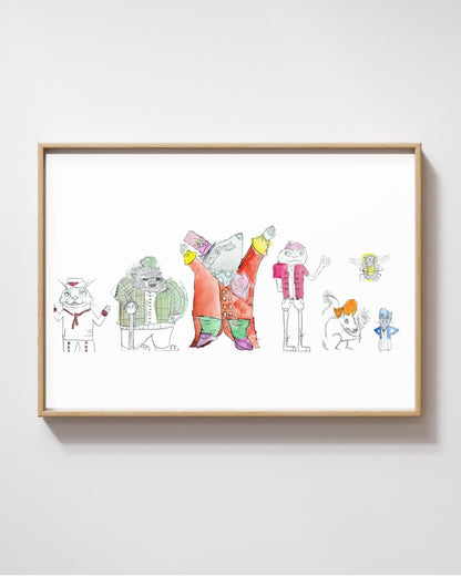 'Splitting the Light' Print