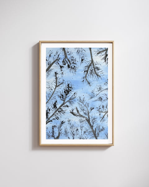 'Up Through the Trees' Print