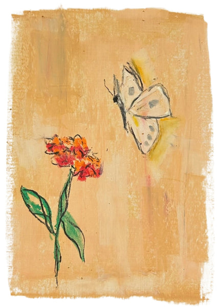 'The Flower & The Butterfly' Print