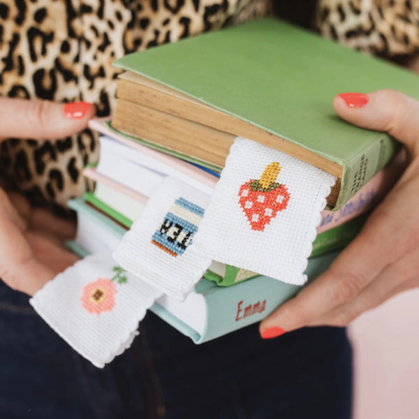 Tea & Mugs Bookmark - Cross Stitch Kit