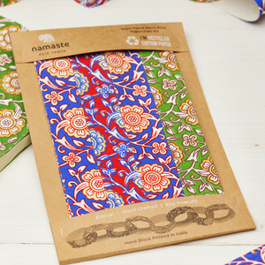 Jasmi Block Print Paper Chain Kit