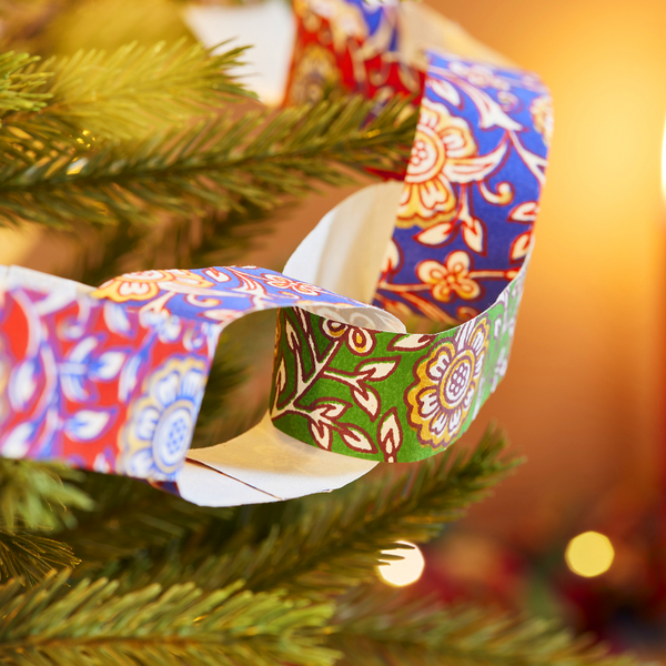 Jasmi Block Print Paper Chain Kit