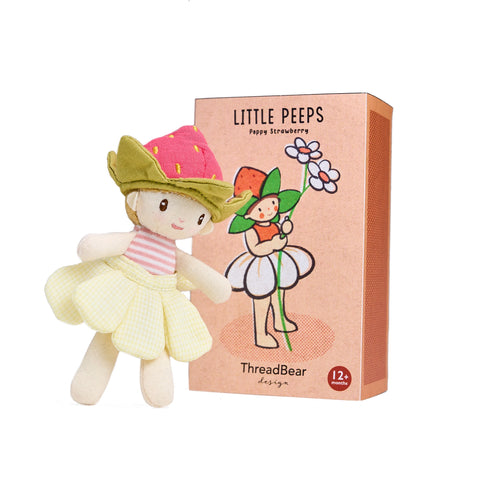 Little Peeps Poppy Strawberry Matchbox Doll