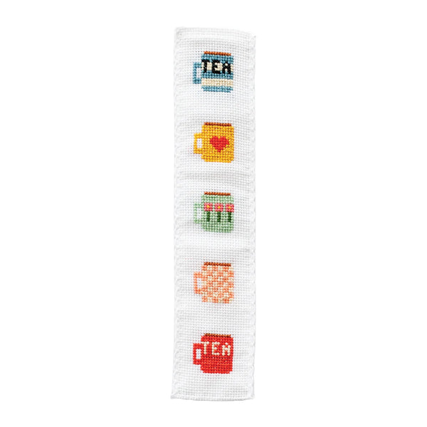 Tea & Mugs Bookmark - Cross Stitch Kit