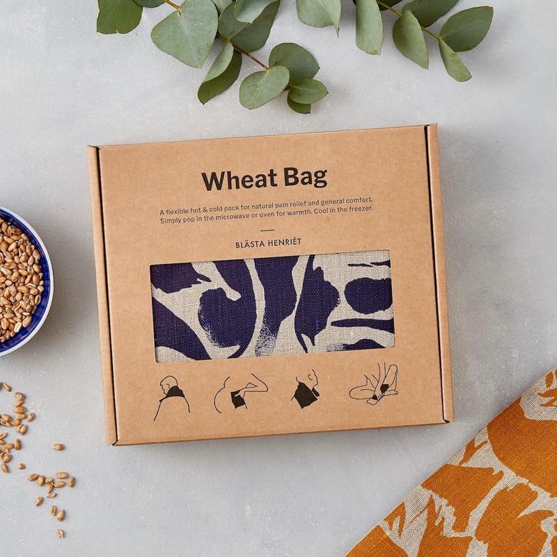 Wheat Bag Linen Navy