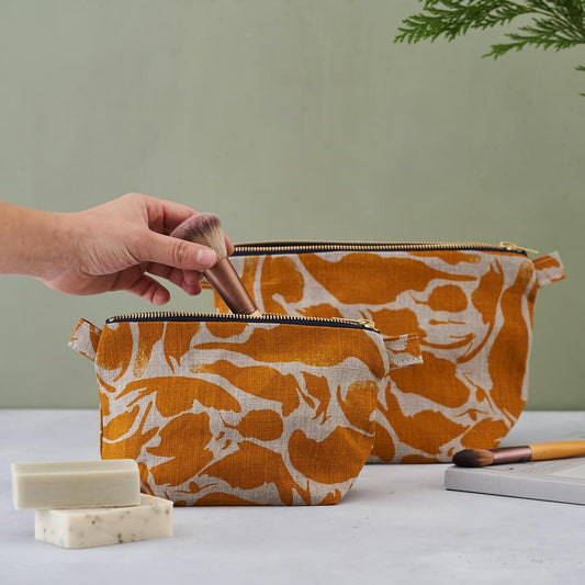 Small Wash Bag - Yellow