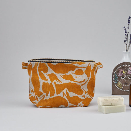 Large Wash Bag - Yellow