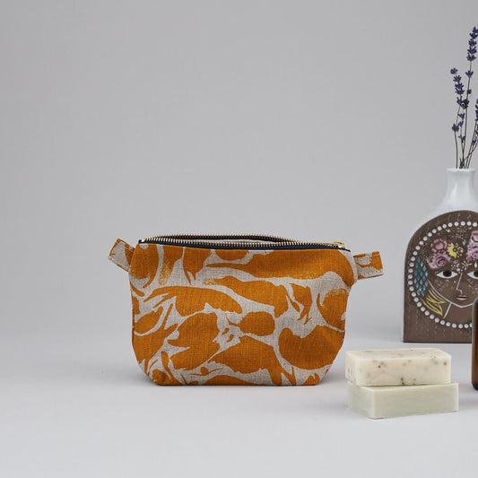 Small Wash Bag - Yellow