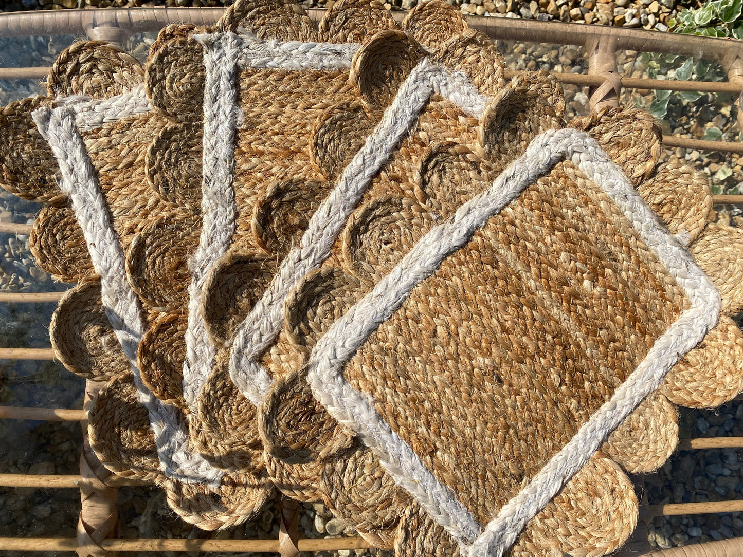 Cream Jute Table Mat