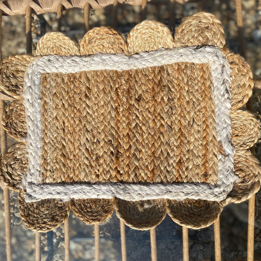 Cream Jute Table Mat