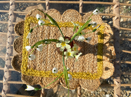 Ochre Jute Table Mat