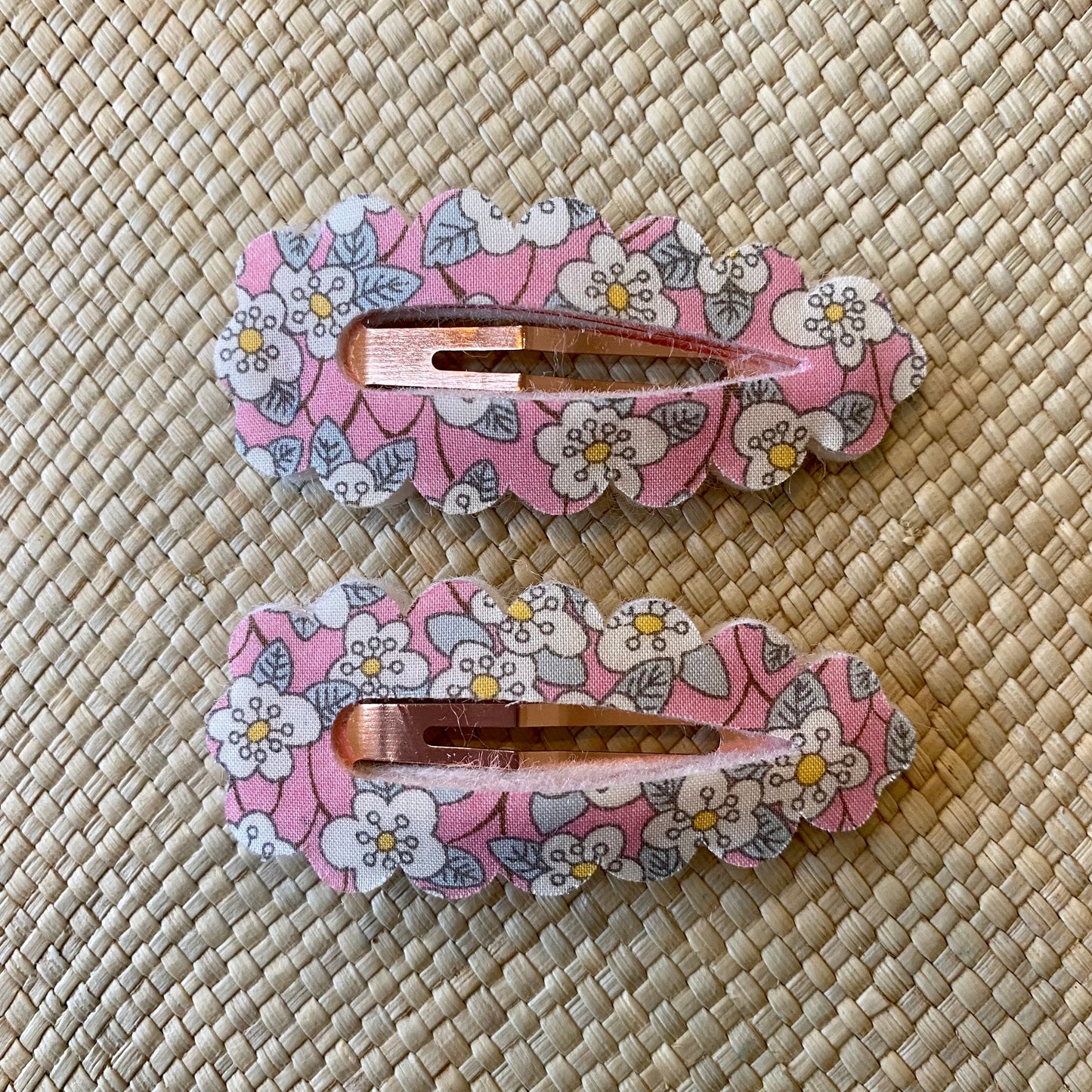 Liberty Fabric Hair Clips - Ffion