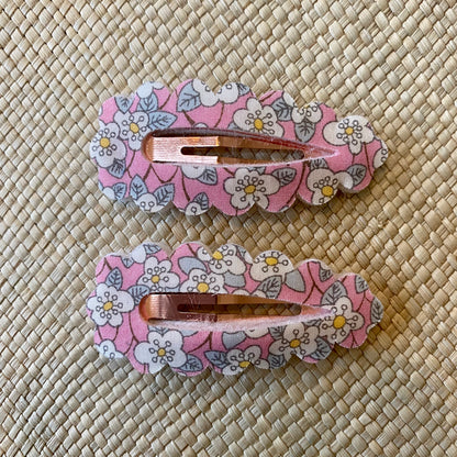 Liberty Fabric Hair Clips - Ffion