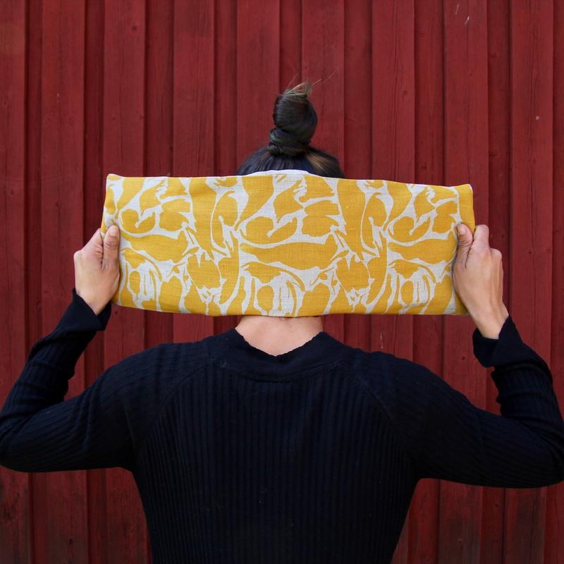 Wheat Bag Linen Yellow