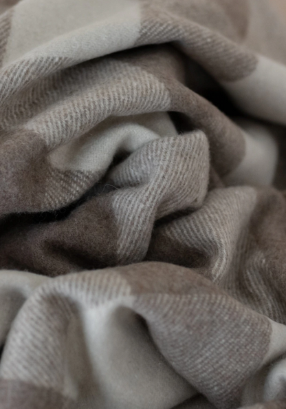 Recycled Wool Blanket in Jacob Tartan