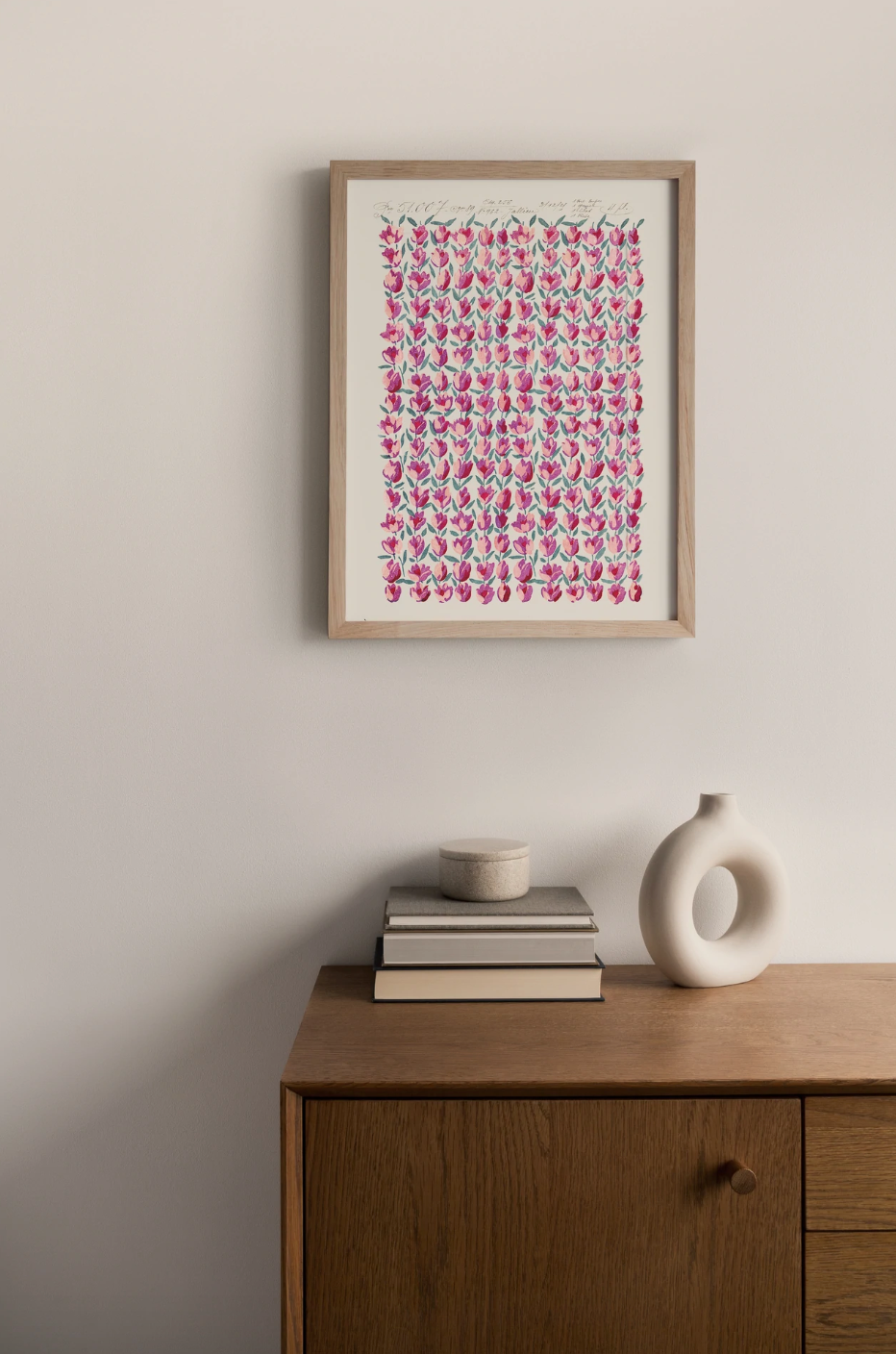 No.014 - Tulip Kisses - Vintage Archive Poster Print