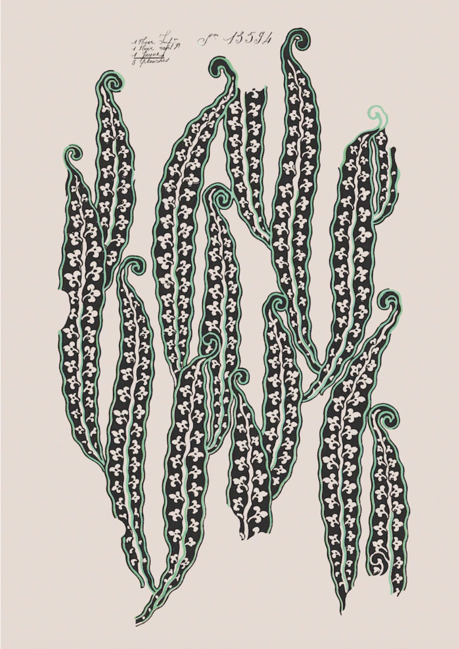 No.67 - Magic Beans II- Vintage Archive Poster Print
