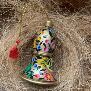 Gold Floral Bell