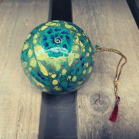Blue & Yellow Bauble
