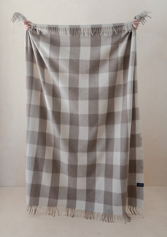 Recycled Wool Blanket in Jacob Tartan