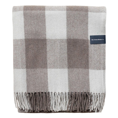 Recycled Wool Blanket in Jacob Tartan