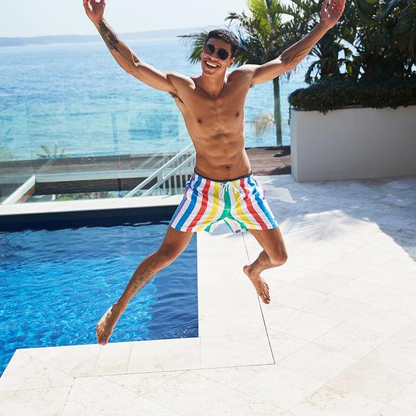 Cabana Rainbow Swim Shorts