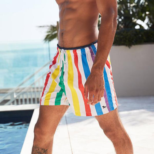 Cabana Rainbow Swim Shorts