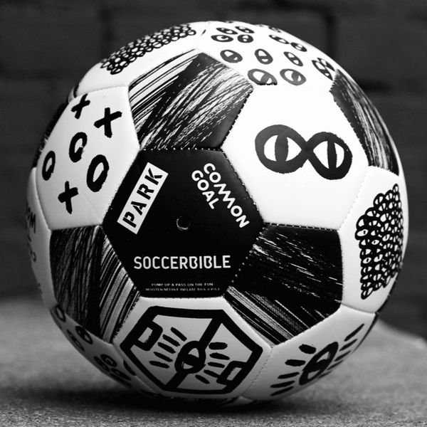 Pass A Ball Football - Black & White